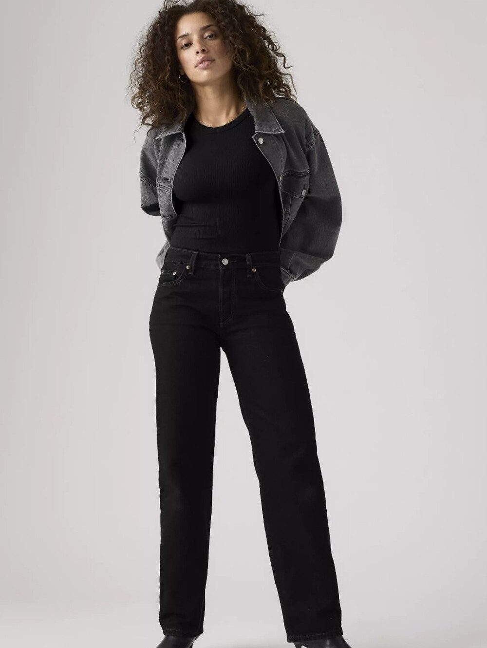 Levi's 501 90s Jeans - 29x34 - Rinsed Blacktop
